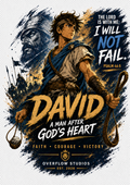 David 2 - Courage & Faith Tee